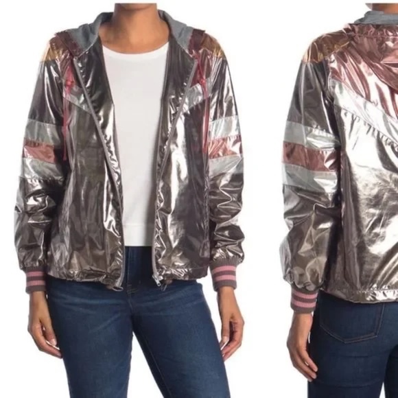 MOTHER The Triple Metallic Sport Breaker Jacket Medium - Picture 1 of 14